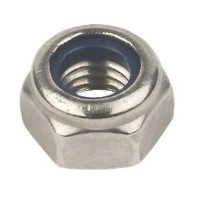NUT NYLOC SS 304 BSW 1/2